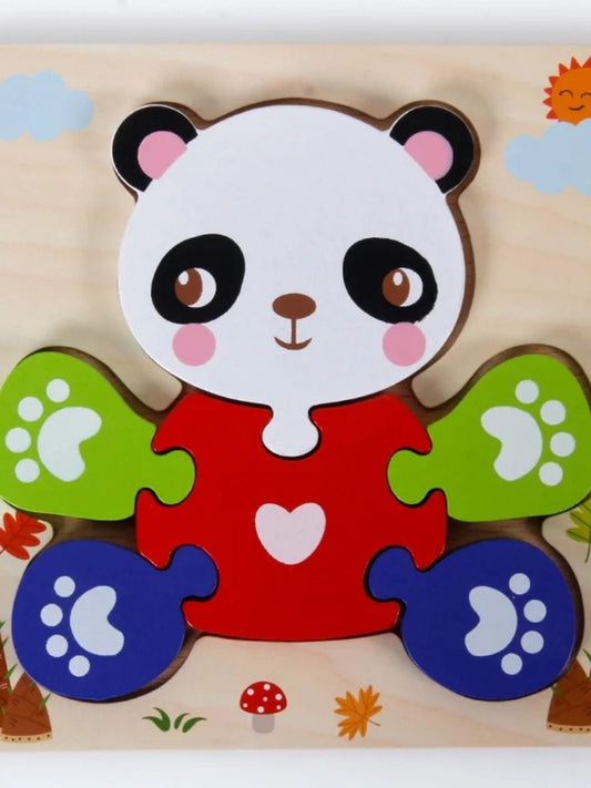 Puzzle enfant | Panda Colorée