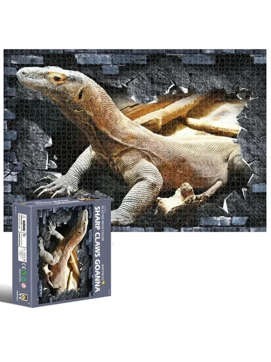 Puzzle 2000 pièces | Dragon de Komodo