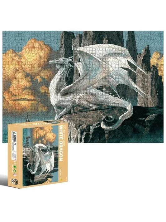 Puzzle 2000 pièces | Dragon Blanc