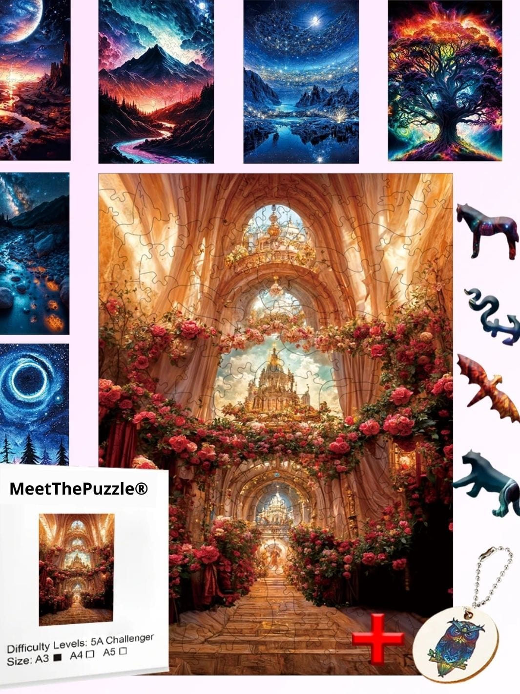 Puzzle 200 pièces | Fleur Magique