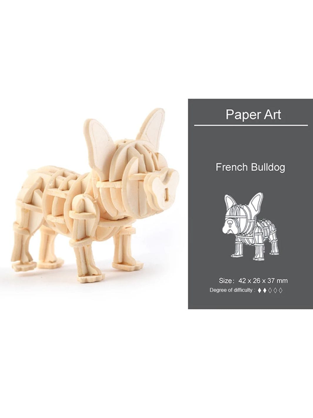 Puzzle 3D | Bouledogue