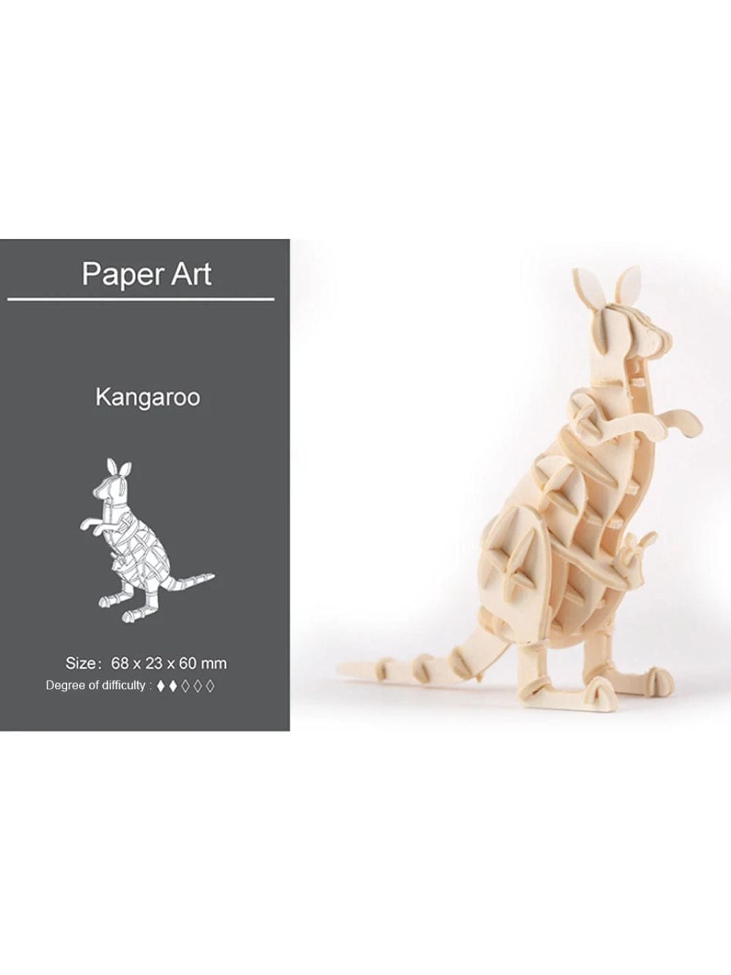 Puzzle 3D | Kangourou