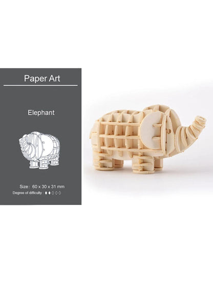 Puzzle 3D | Éléphant